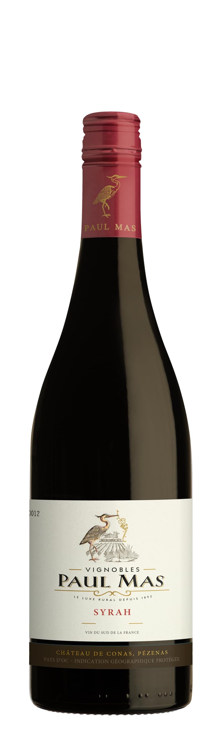 Paul Mas Syrah 75cl – Smooth French Red Wine with Blackberry, Plum & Pepper Spice