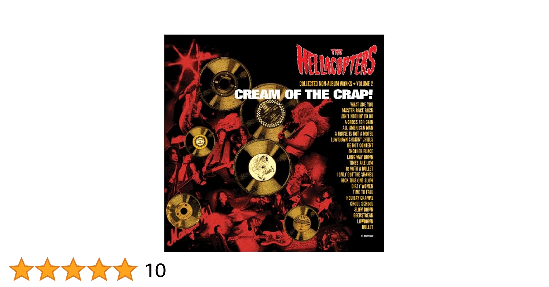 祝来日 THE HELLACOPTERS CREAM OF THE CRAP! Cream of the Crap! Volume 1 - Album by The Hellacopters
