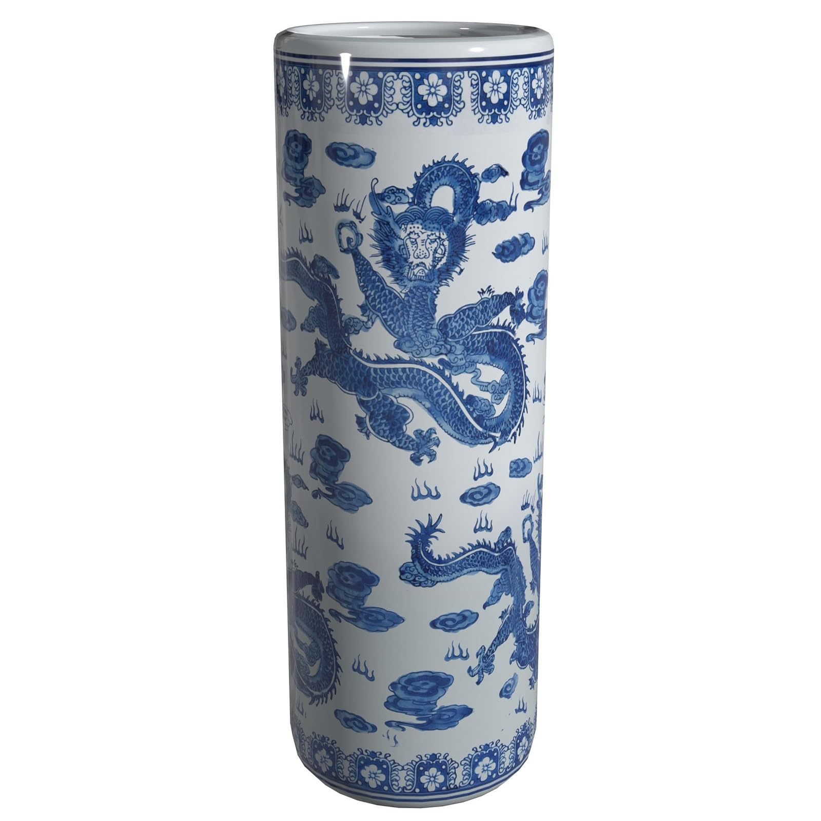 Porte-parapluie en porcelaine pour sublimer l'entrée de votre patio
