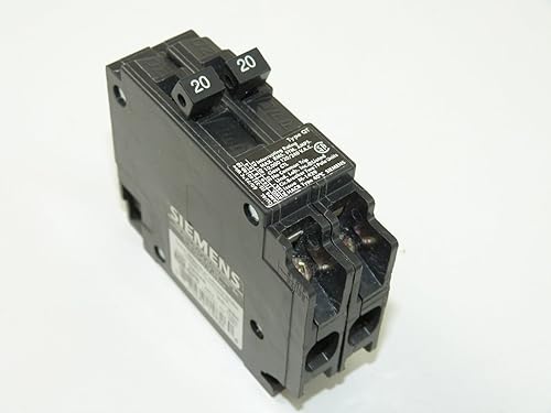 SIEMENS (2 unidades) Q2020 Twin Breaker, 2020A, 1P, 120240V, enchufable