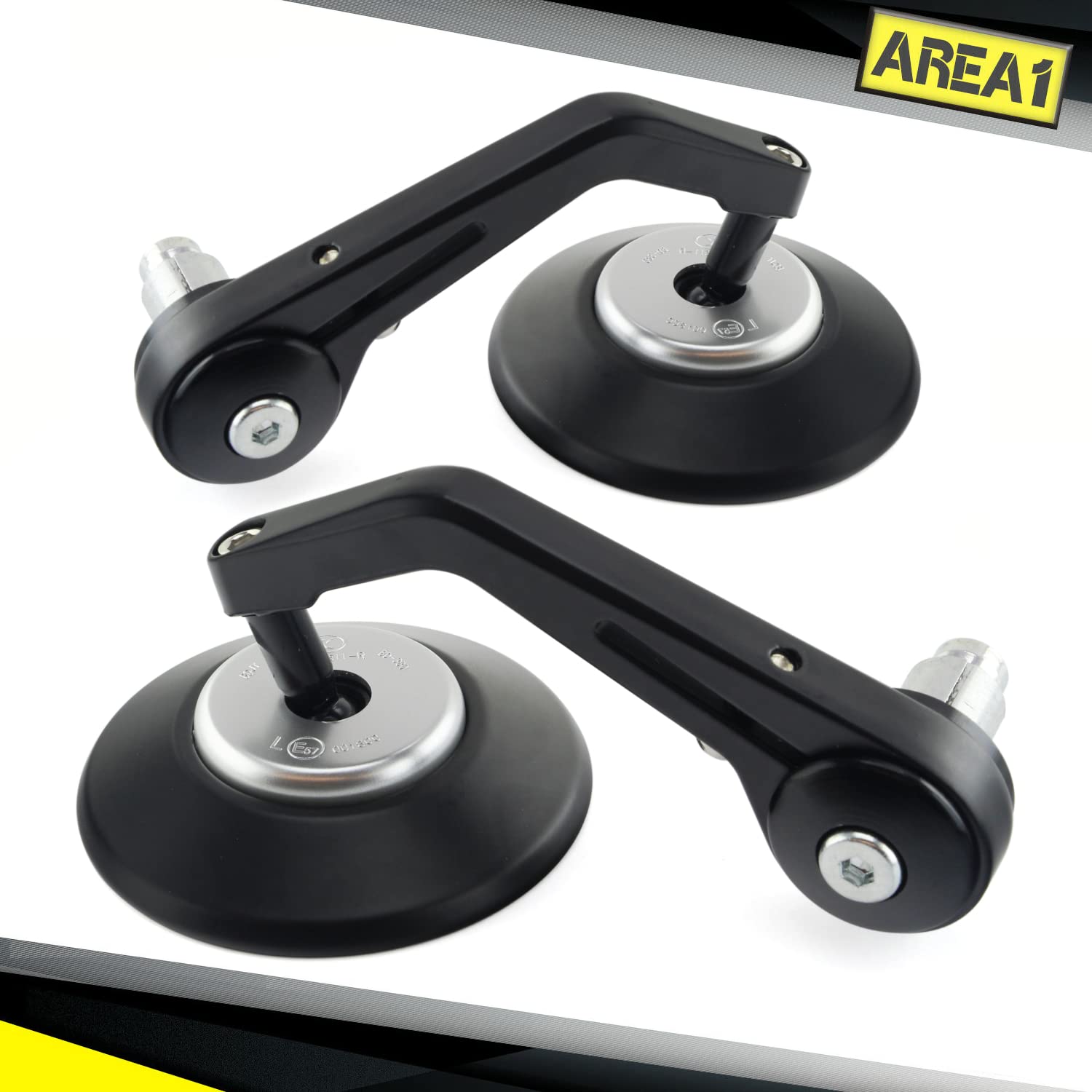 Specchietti Retrovisori Moto Area1 CNC - Compatibili Con Duke 125, 200, 690 | Marchio E - Foto 11