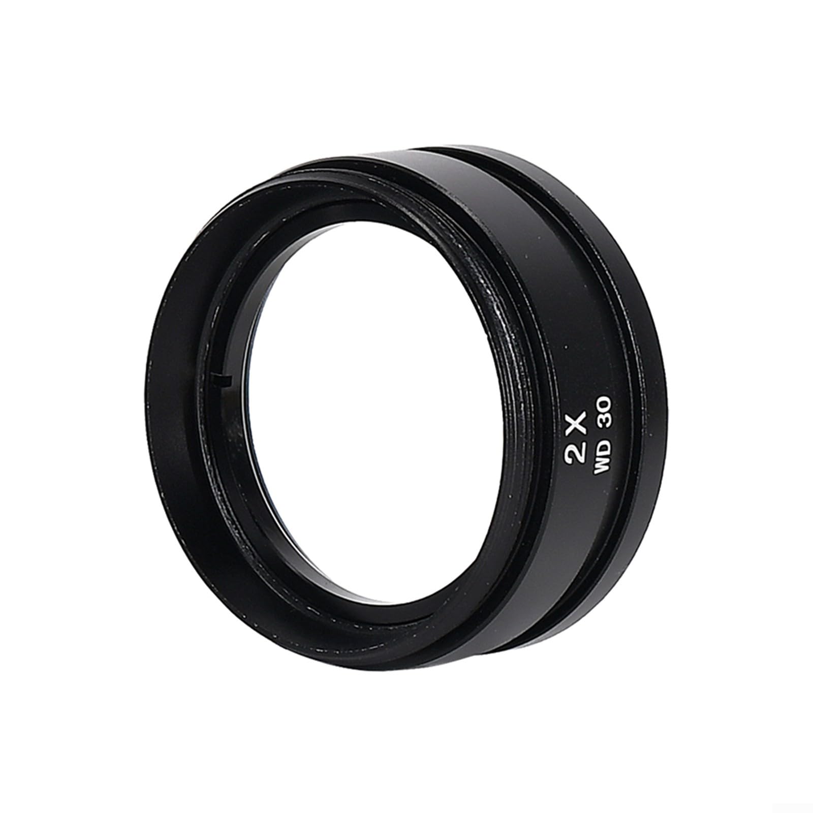 Lente de objetivo auxiliar Barlow 0.5X, WD165 Objetos Auxiliares Lente Microscopio Lente de cámara Barlow Lente de vidrio para microscopio de video industrial - 48mm
