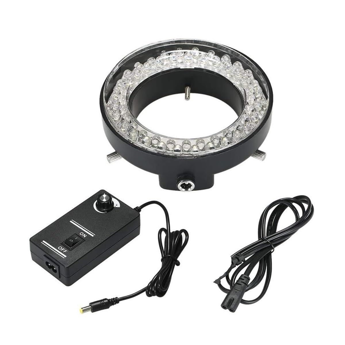Réglable 56 DIRIGÉ Lampe de lumineuse à anneau for la loupe de caméra microscope stéréo de l'industrie Accessoires pour microscopes de laboratoire