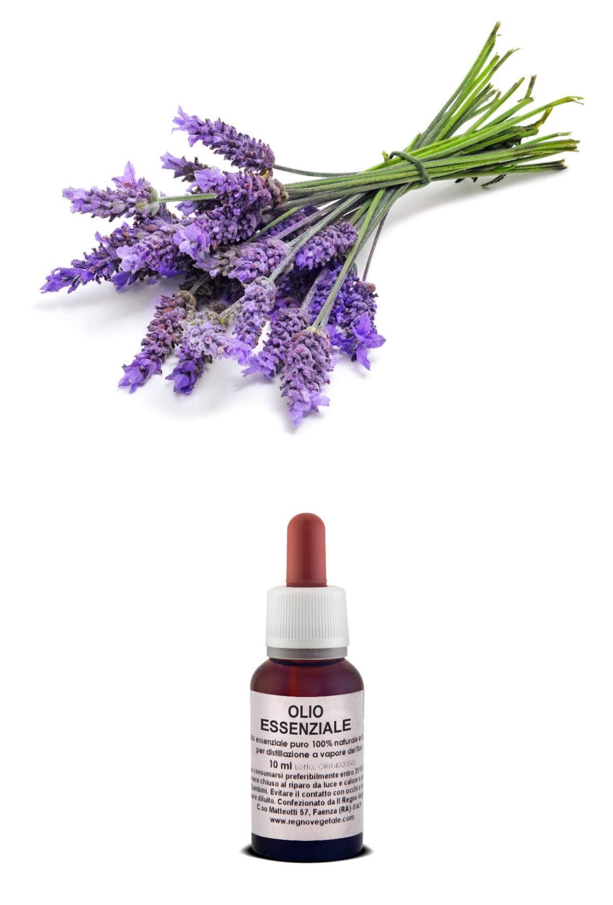 Olio essenziale 100% Puro LAVANDA ALTA MONTAGNA Naturale Uso Interno/Esterno (50 ml)