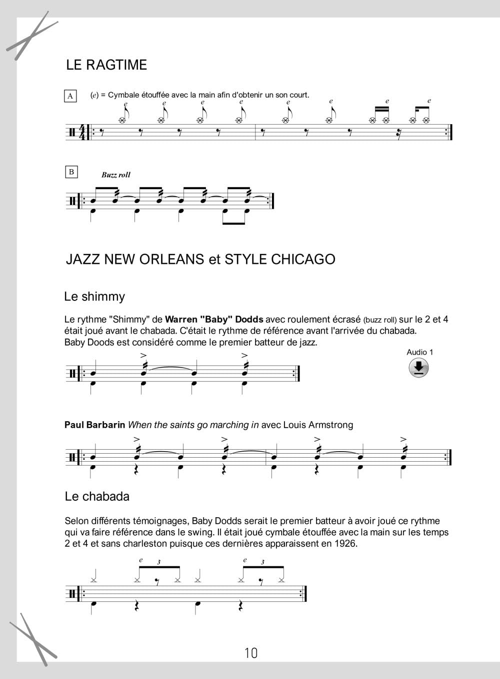 Jazz session for drums vol. 2. Comprend Enregistrement(s) en ligne