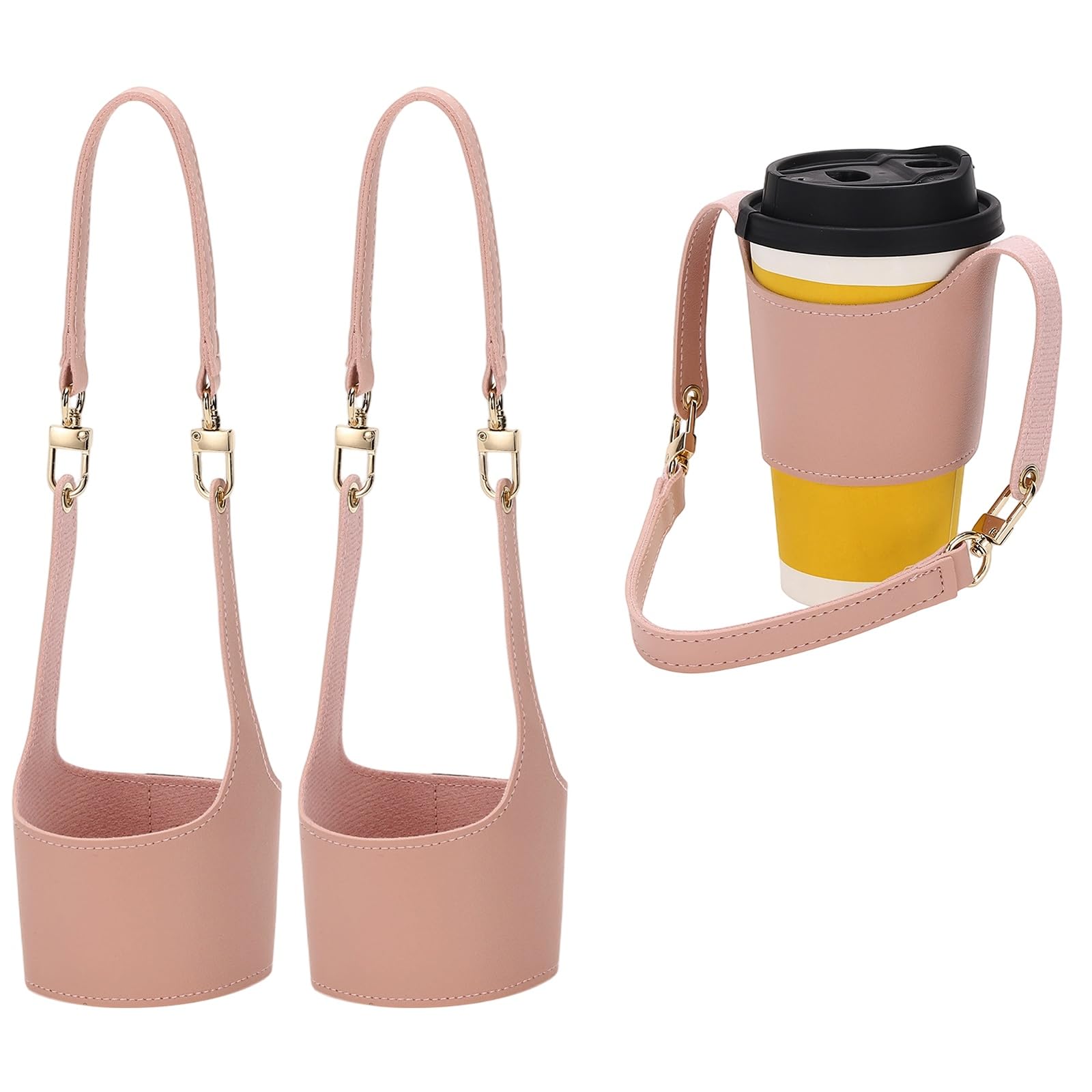 YELARXI Water Bottle Carrier, (Pink) 2 Pcs