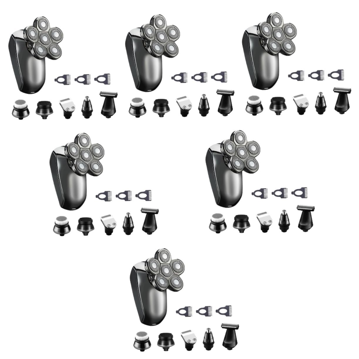 POPETPOP 6 Juegos De Afeitadora Eléctrica Cortadora De Pelo Para Hombre Cabeza De Abs