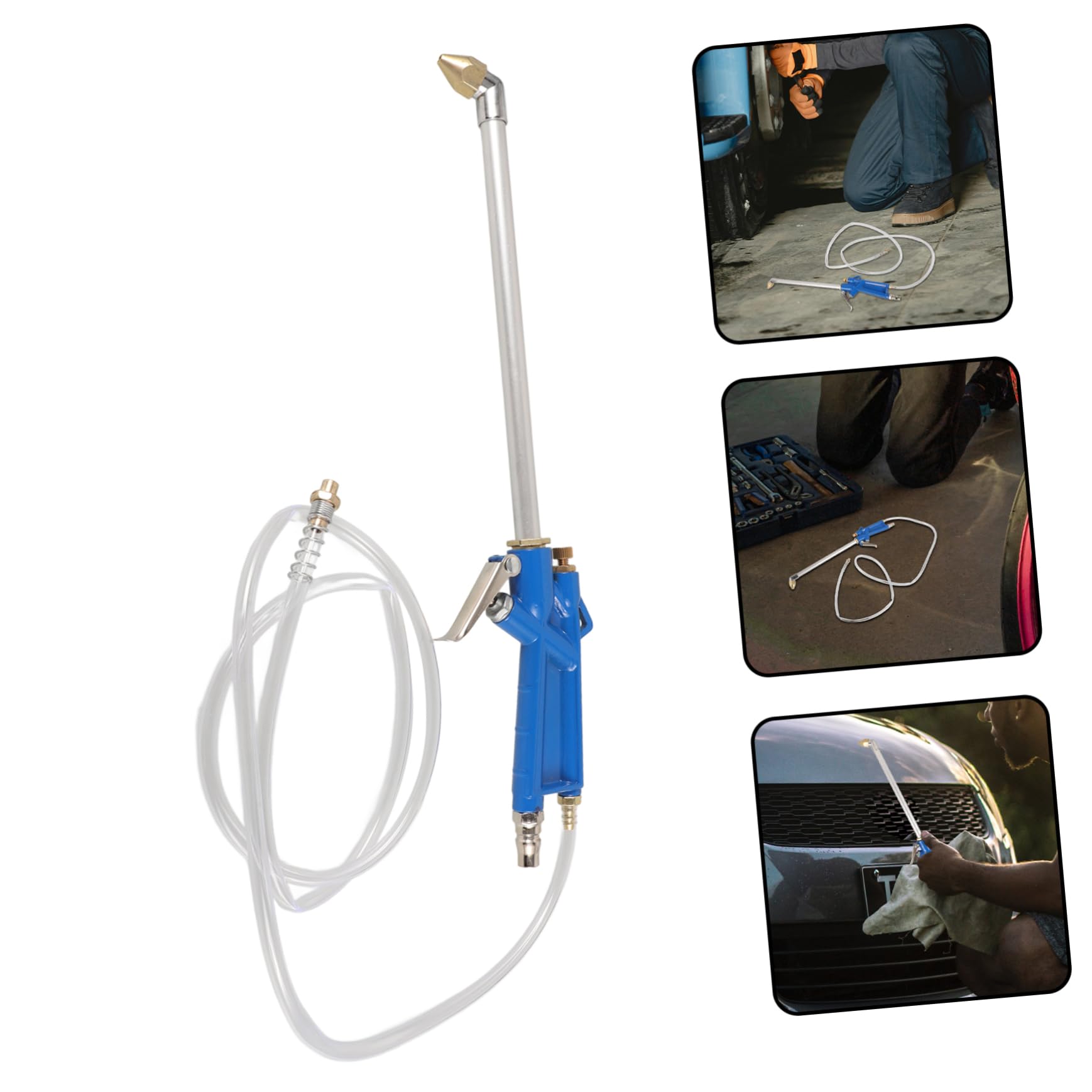 Utensile Pulizia Del Motore Spruzzatore Pulizia Ad Aria Strumento Di Detergente Per Olio Per Auto Alta Velocità Materiali Durevoli e Pratico Per Meccanici e Appassionati Di Auto