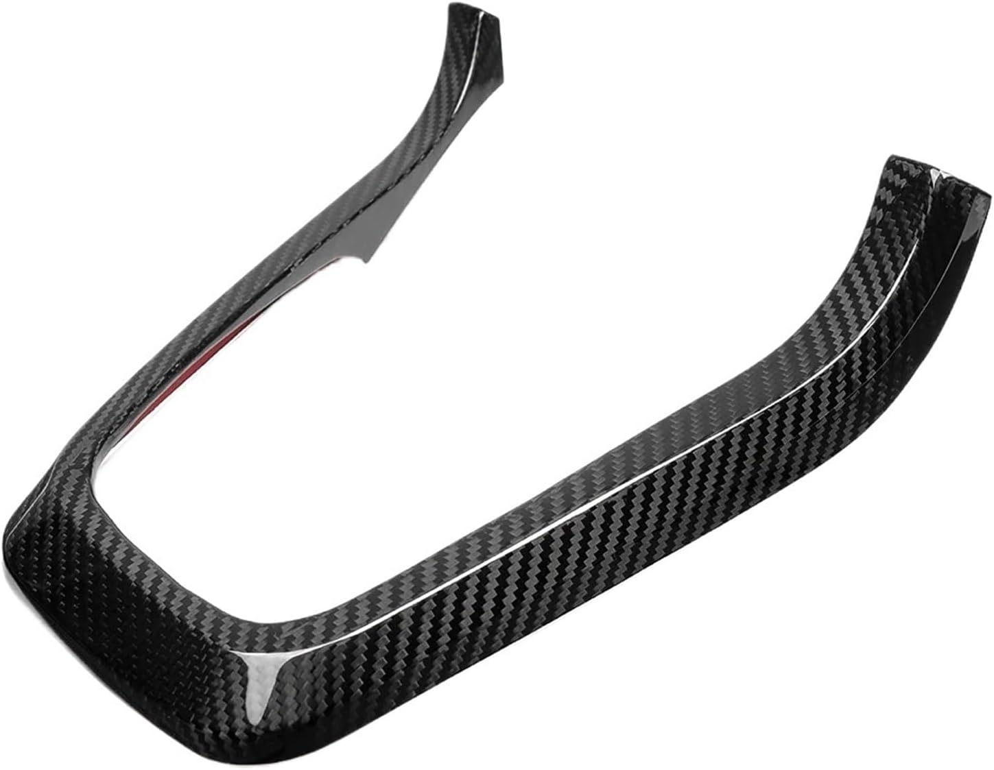 Real Carbon Fiber Car Interior Center Console Gear Shift Knob Surrond Panel Cover Trim Compatible With Toyota GR Yaris 2025 2026