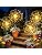 yowin Solar Garden Lights Outdoor 4 Pack 120 LED Solar Fireworks Lights, Outdoor Waterproof 8 Modes Starlit Starburst Light DIY for Yard Patio Pathway Planter Party Wedding Flowerbed Decor