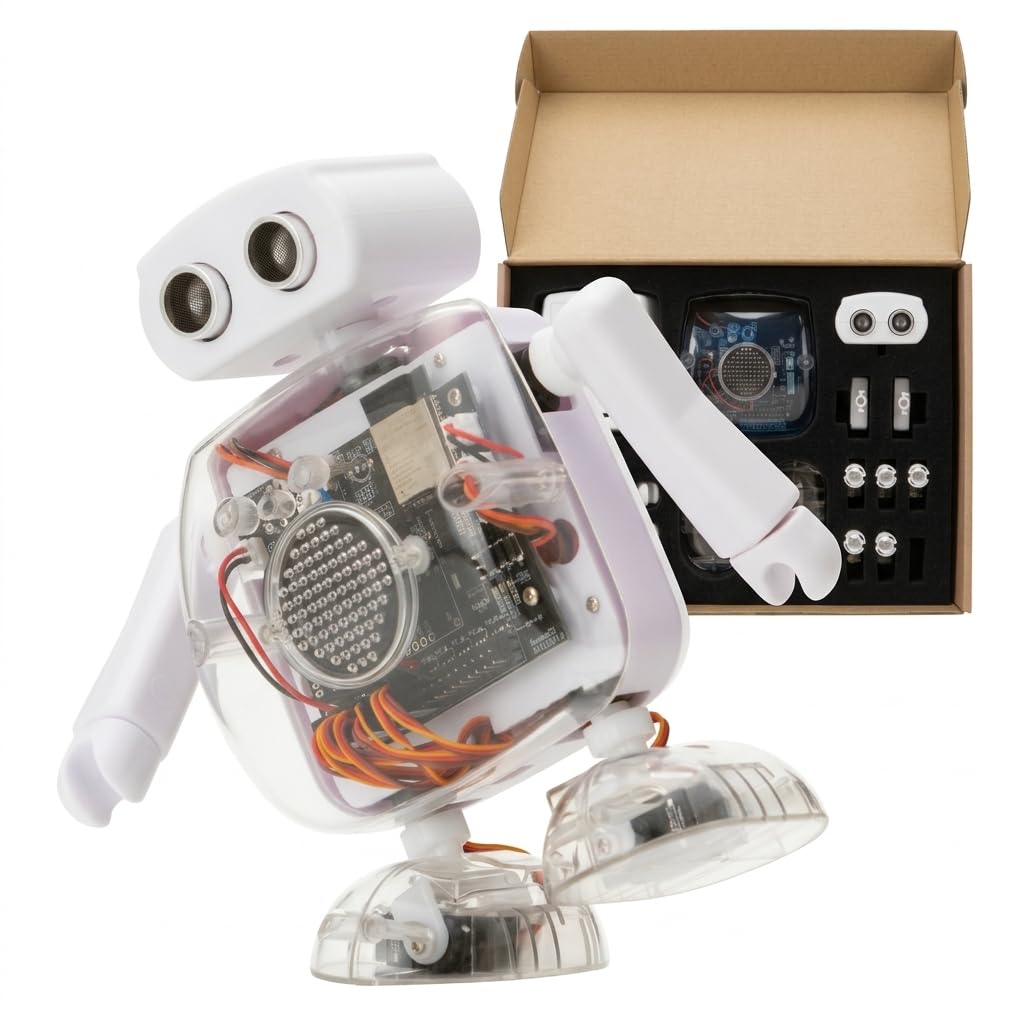 Amazon | Qumcum-PRO 二足歩行・日本語おしゃべりロボット | ESP32搭載
