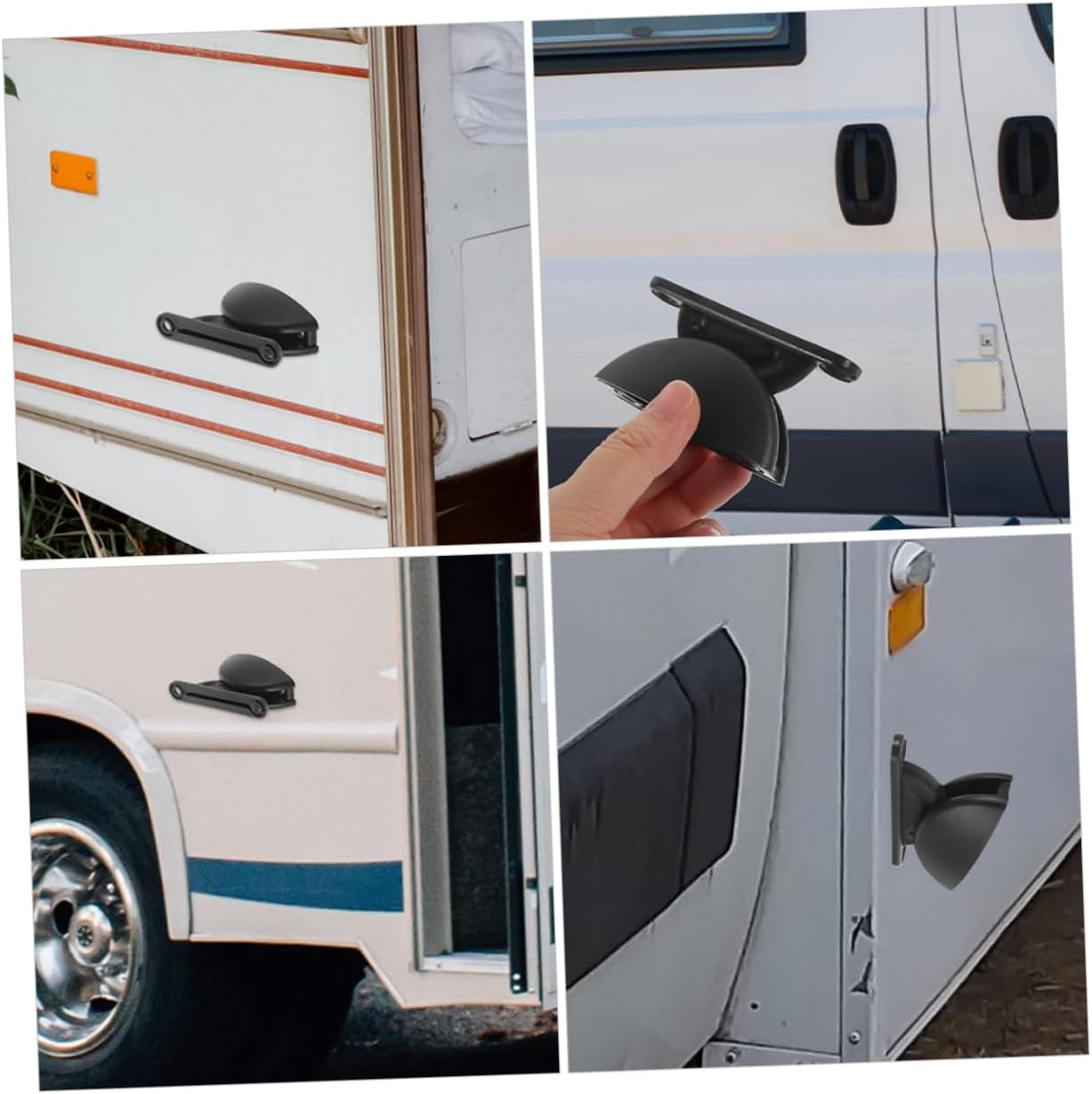 2Pcs Door Retainer T Shape Door Stop Catch Holder Door Limit Holder for Motorhome Trailer Camper Durable Exterior Door Hold