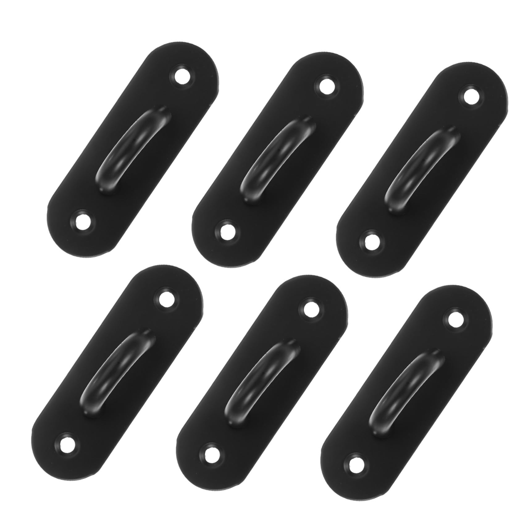 TOYANDONA 6piezas Anclaje De Pared para Bandas De Resistencia De Acero Inoxidable Soporte para Correa De Yoga para Ejercicios Casa o Gimnasio