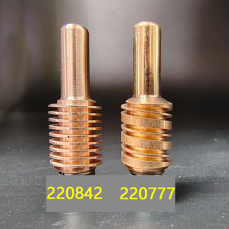 EKCOS Haute qualité45XP/65/85/105 électrode 220842 électrode 220777 consommable de découpe Plasma (Size : 10Pcs 220777)