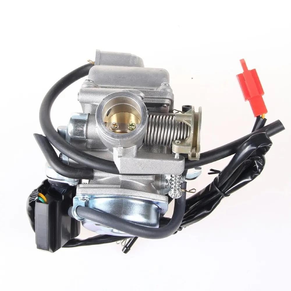Carburatore per 125cc per Sym Symply Jet 4 Euro MX SR ST VS Symphony Fiddle II 2 III 3 Shark Joyride allo Orbit Crox 125 Carb(Argento)