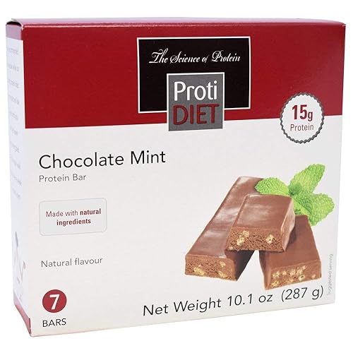 ProtiDIET Delicious Protein Bar Nutritivo aperitivo bajo en grasa y carbohidratos con altas vitaminas y minerales Comida pequeña saludable y