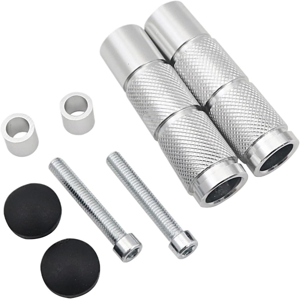 Motorcycle ATV Bike Scooter Bike Aluminum M8 Footrests Floor Boards Pedals Fit For Honda Fit For Suzuki Fit For K-tm Universal(6)