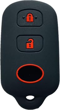 Silicone Keyless Entry Remote Control Key Fob Cover Case protector Replacement Fit For Scion xA xB Toyota Celica Echo FJ Cruiser Highlander Prius RAV4 Tacoma Tundra Yaris HYQ12BBX HYQ12BAN