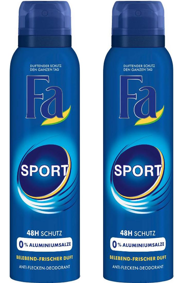 FaSport Deodorant Spray 2-Pack (2 x 150ml)