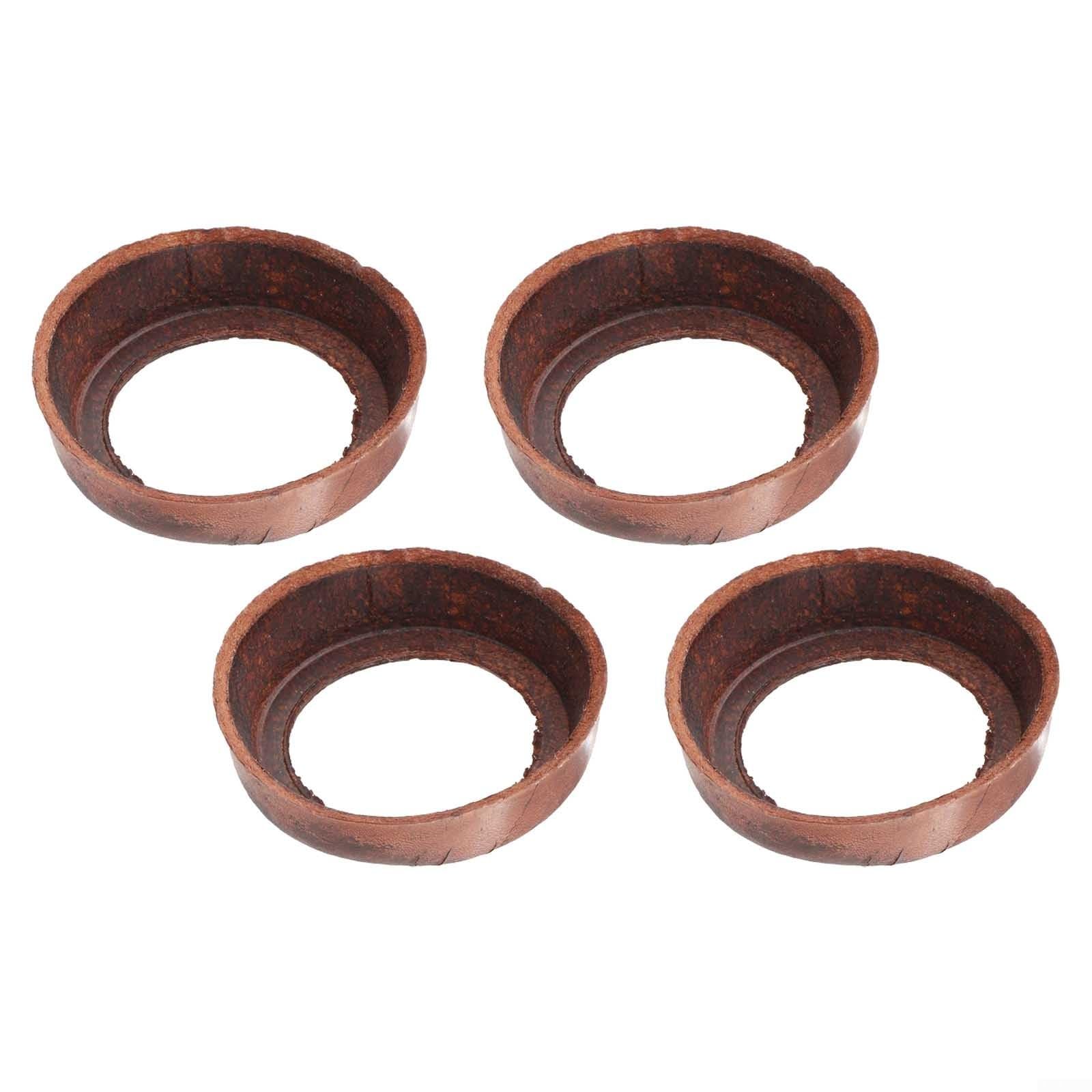 4 Stück Leder Kolbenhülsen Für Modell 75 Handpumpe Ersatz Manschette Rindsleder Dichtung Wasserpumpe Zubehör Hydraulik Reparatur Langlebig Und Dicht