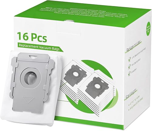 Miniatura 8 de Paquete de 20 bolsas al vacío, filtración eficaz de polvo, compatible con iRobot Roomba i& s & J Series, para i3+, i4+, i5+, i6+, J6+, i7, i7+(7550)