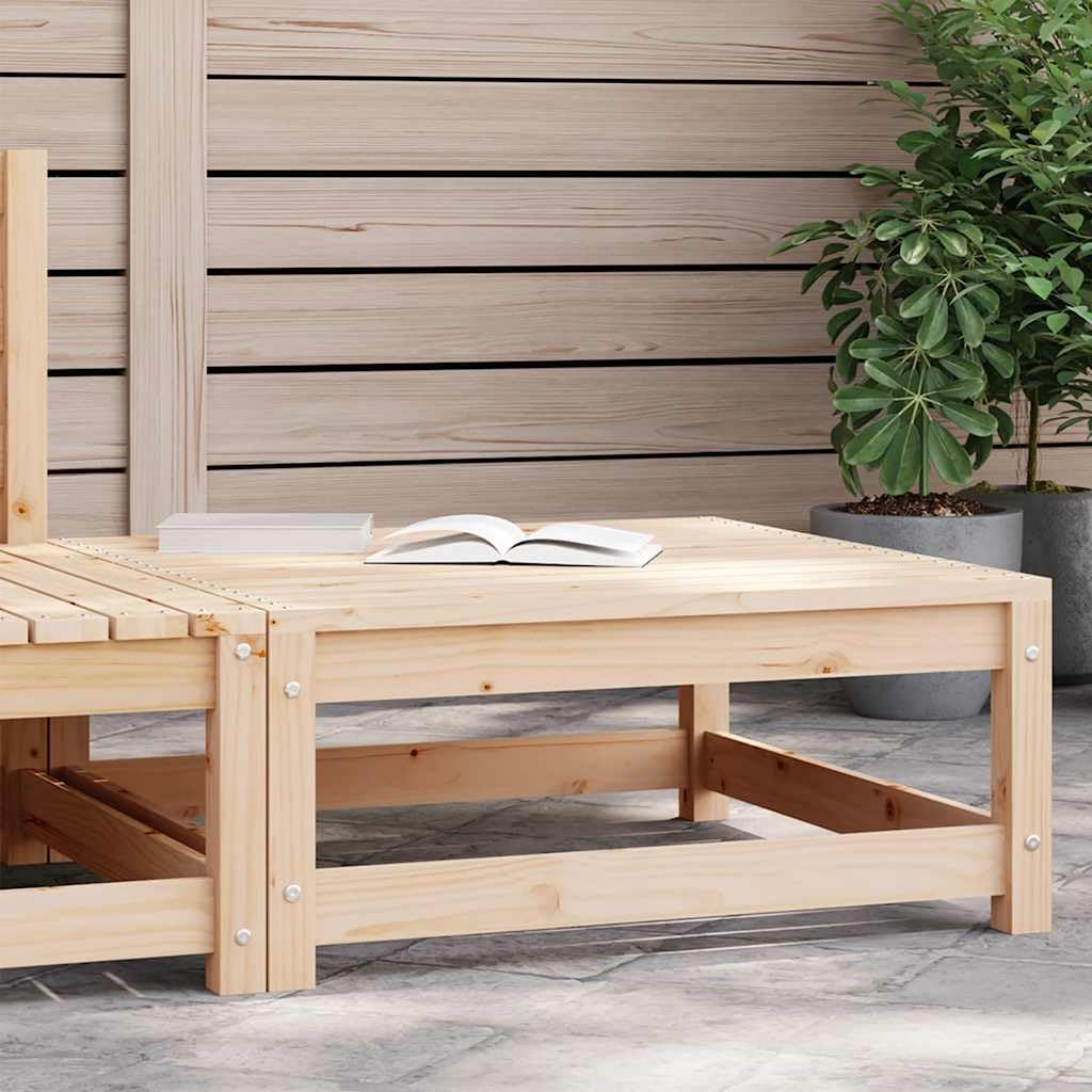 vidaXL Taburete de Jardín, Reposapiés Otomana de Palets, Mesa de Centro, Asiento Mueble para Patio Terraza Balcón, Madera Maciza de Pino