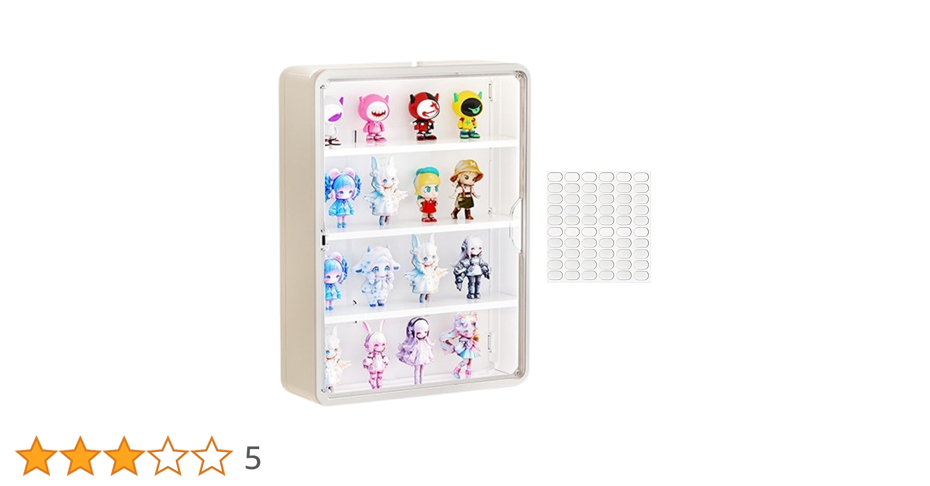 Amazon.co.jp: ガチャガチャ ディスプレイ 収納 4段式