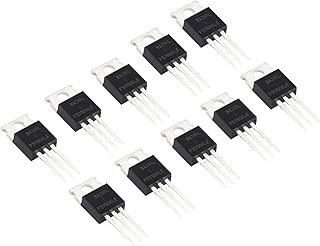 10Pcs Robojax RFP30N06LE 30A 60V N-Channel Power Mosfet TO-220 ESD Rated for Arduino