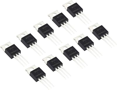 10Pcs Luckkyme RFP30N06LE 30A 60V N-Channel Power Mosfet TO-220 ESD Rated for Arduino