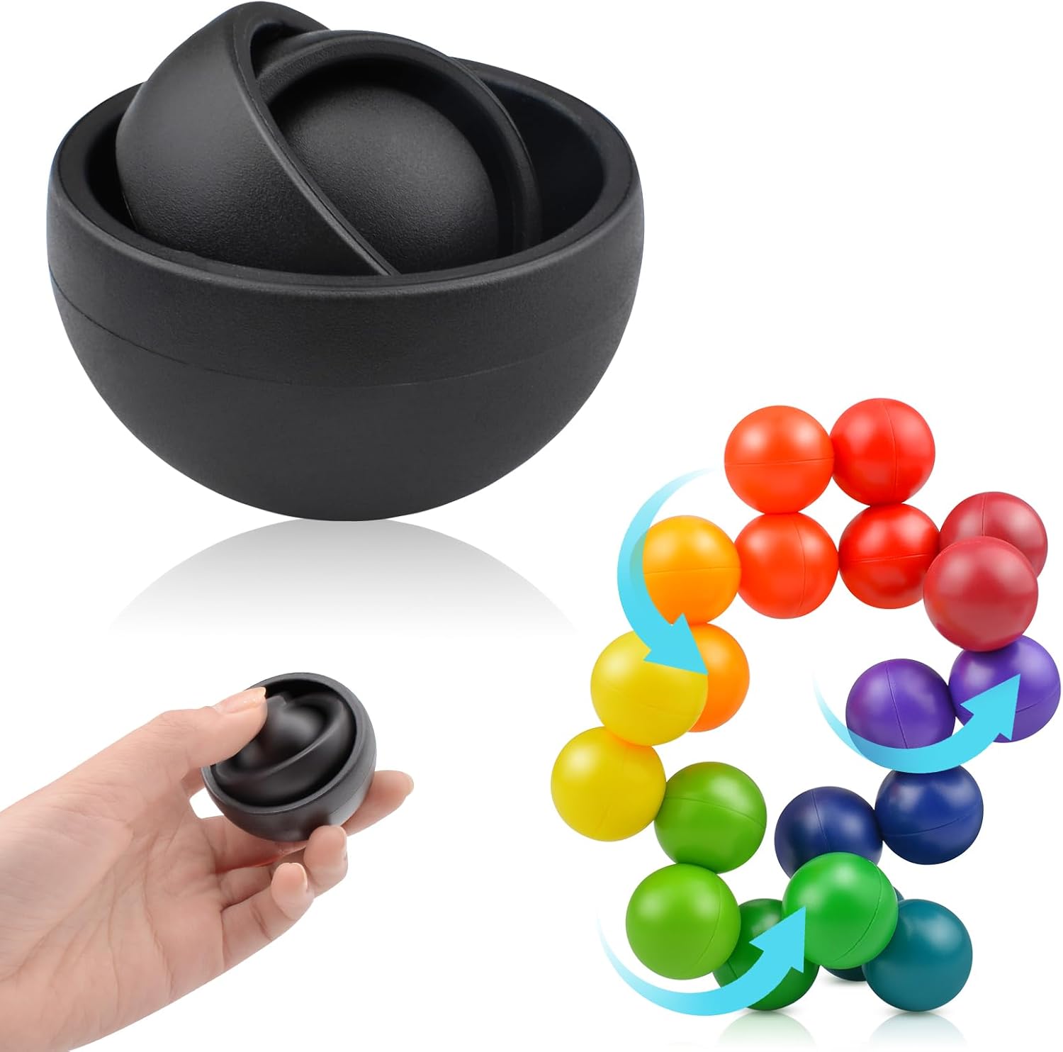Fidget Gyro Toys and Autism Sensory Toys Bundle