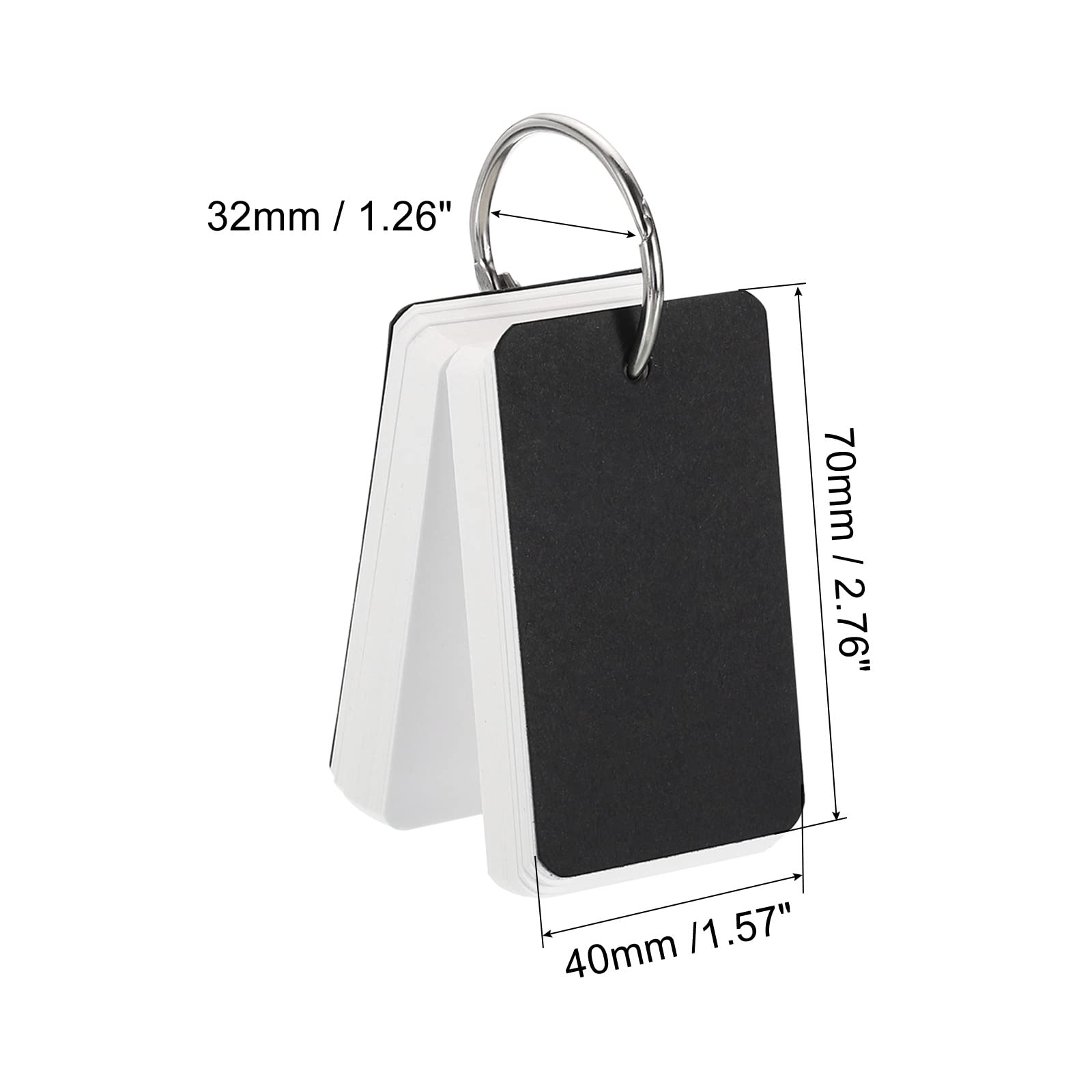 PATIKIL Blank Index Cards with Ring - Image 2