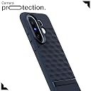 Pikkme Back Cover for Vivo X200 Fe 5G Camera Protection 3D Hexa Cube Design Silicone Protective Bumper Case (Blue) gallery image