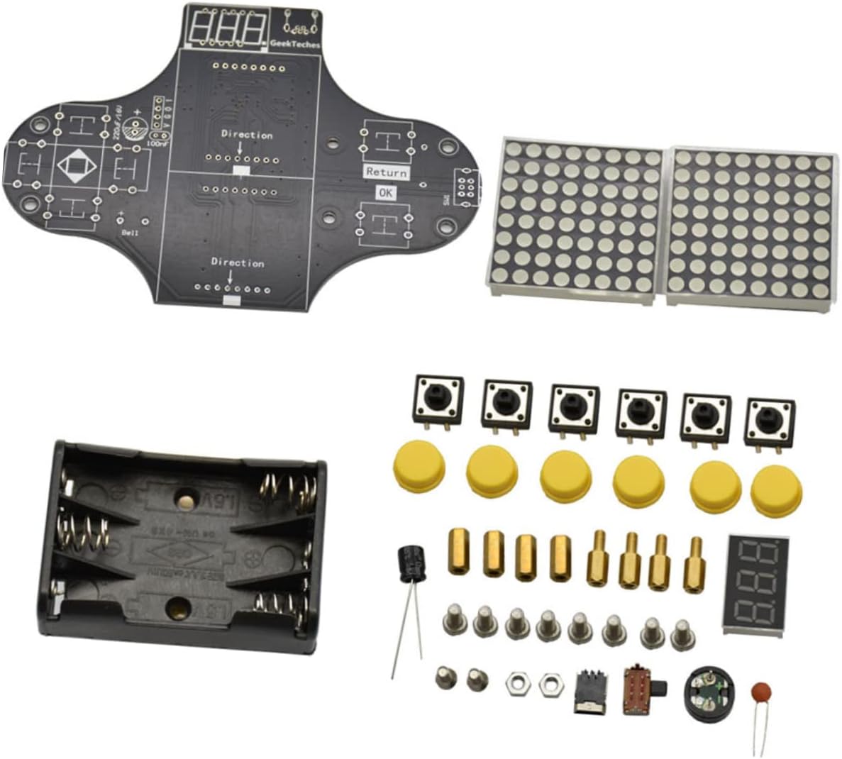 Game Console Kit Soldering Practice for Boys and Girls Electronics Learning Project Easy Assembly and Fun Programming Games for Stem Education