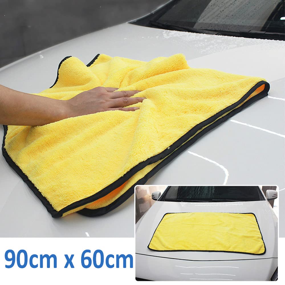 Ręcznik do mycia samochodu 90 * 60cm super chłonny myjnia samochodowa ręcznik z mikrofibry do czyszczenia samochodu suszenie ściereczka bardzo duży ręcznik do suszenia pielęgnacja samochodu Detailing
