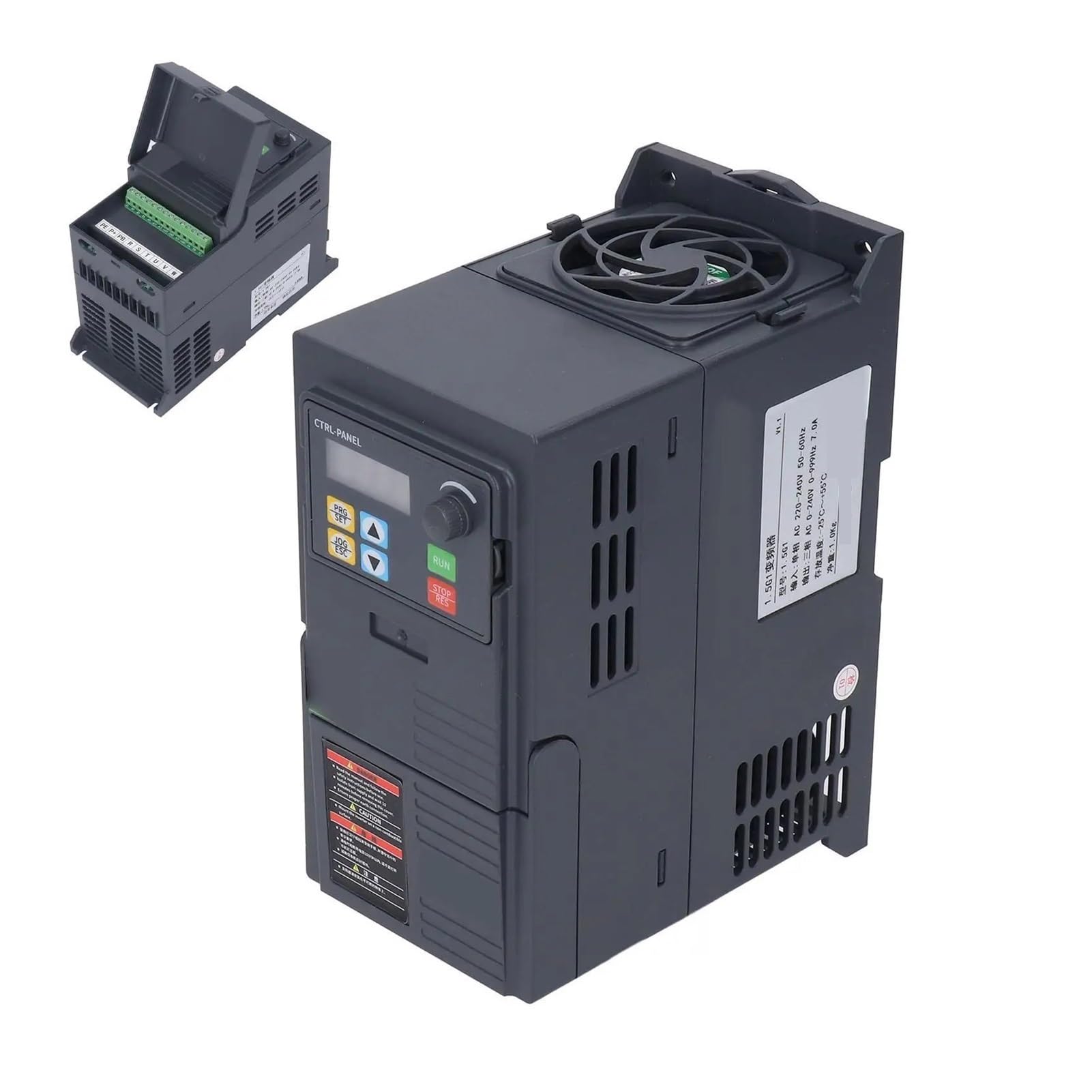 Variador de frecuencia VFD 3 kw 380v Variador de frecuencia Motor trifásico Arranque Suave RS485