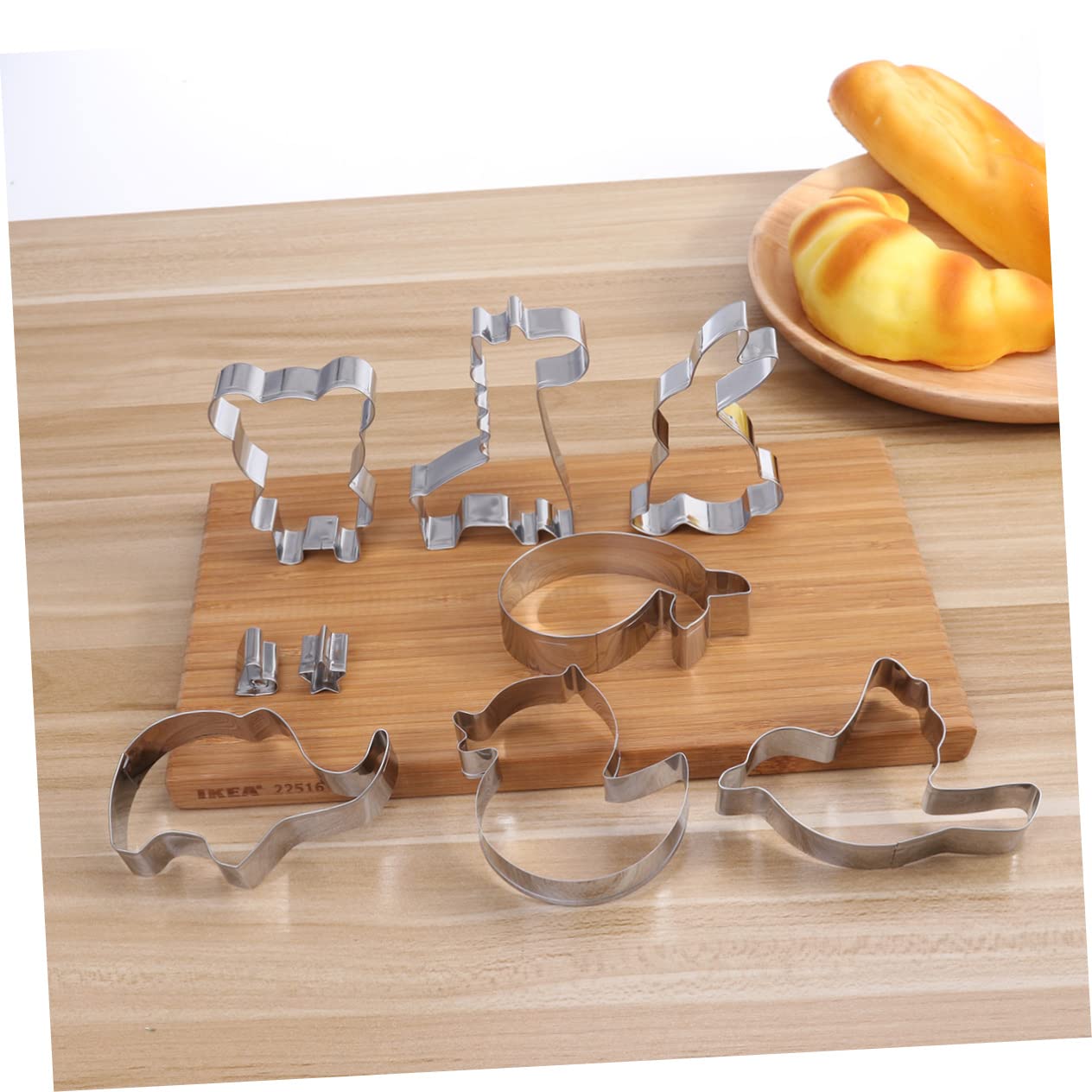 TOPBATHY 30 Stk Ausstechformen keksform ostern easter cookie cutters Keksformen für Ostern Plätzchen für Kinder Stern-Ausstecher Kuchen-Puck-Form Kuchenform Keksausstecher aus Edelstahl