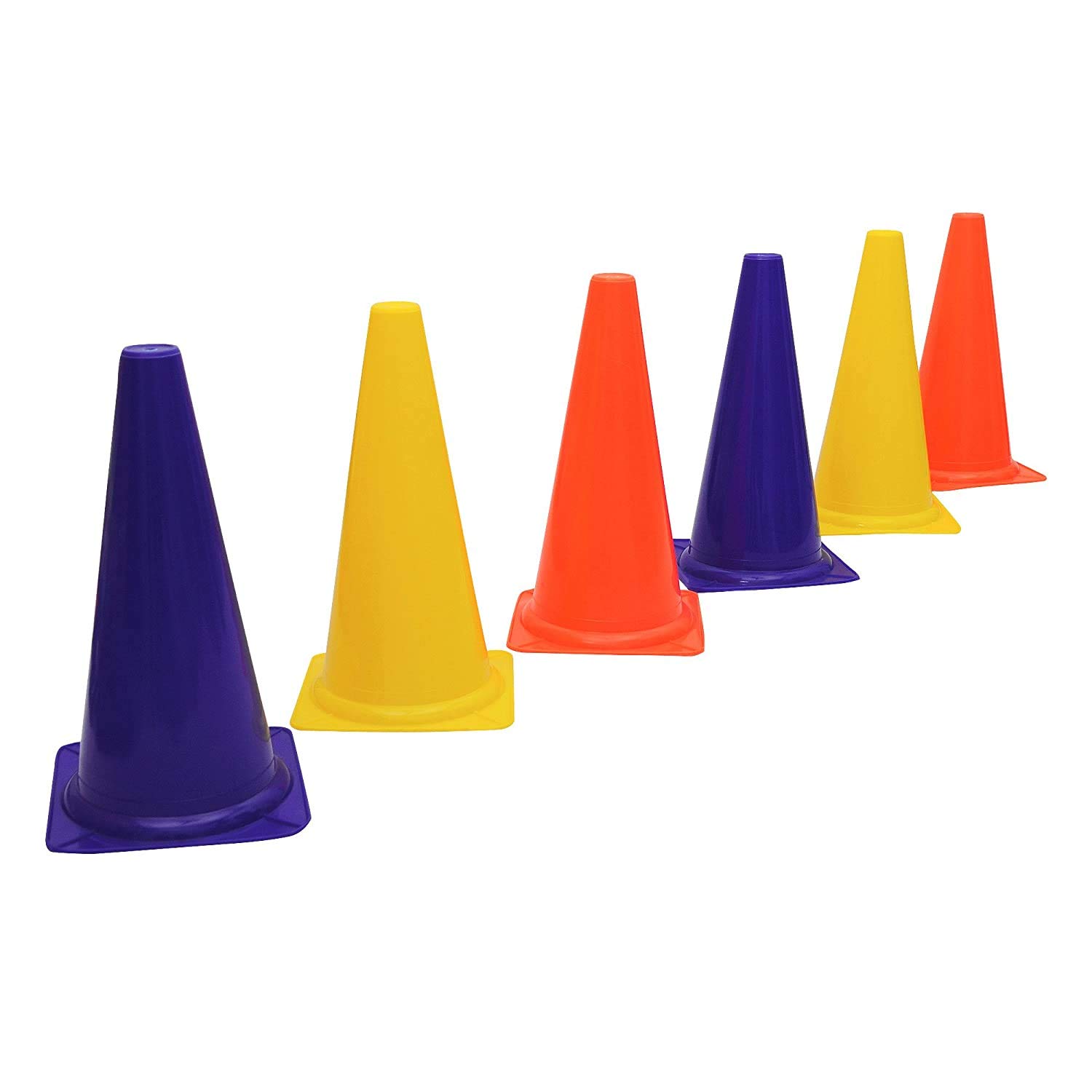 GRIFFINField Agility Marker Cones Used in Soccer, Cricket, Training in polyethylene (PE) Plastic for Sports Training, Traffic Cone, Dog Agility and Outdoor-image-34