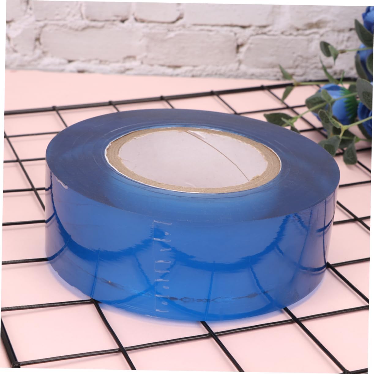 Self Adhesive Stretch Film Wrap 1 Roll 200m PVC Blue Packing