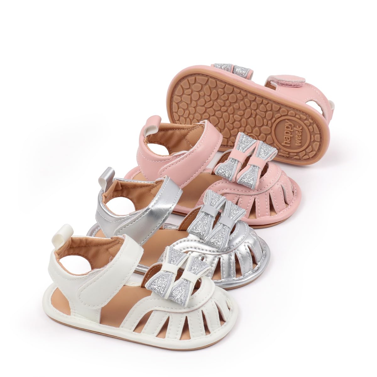 Toddler Neonati Maschi Sandali Scarpe estive in Pelle PU Scarpe da Primo camminatore Scarpe Casual in Pelle PU Neonato 0-18M