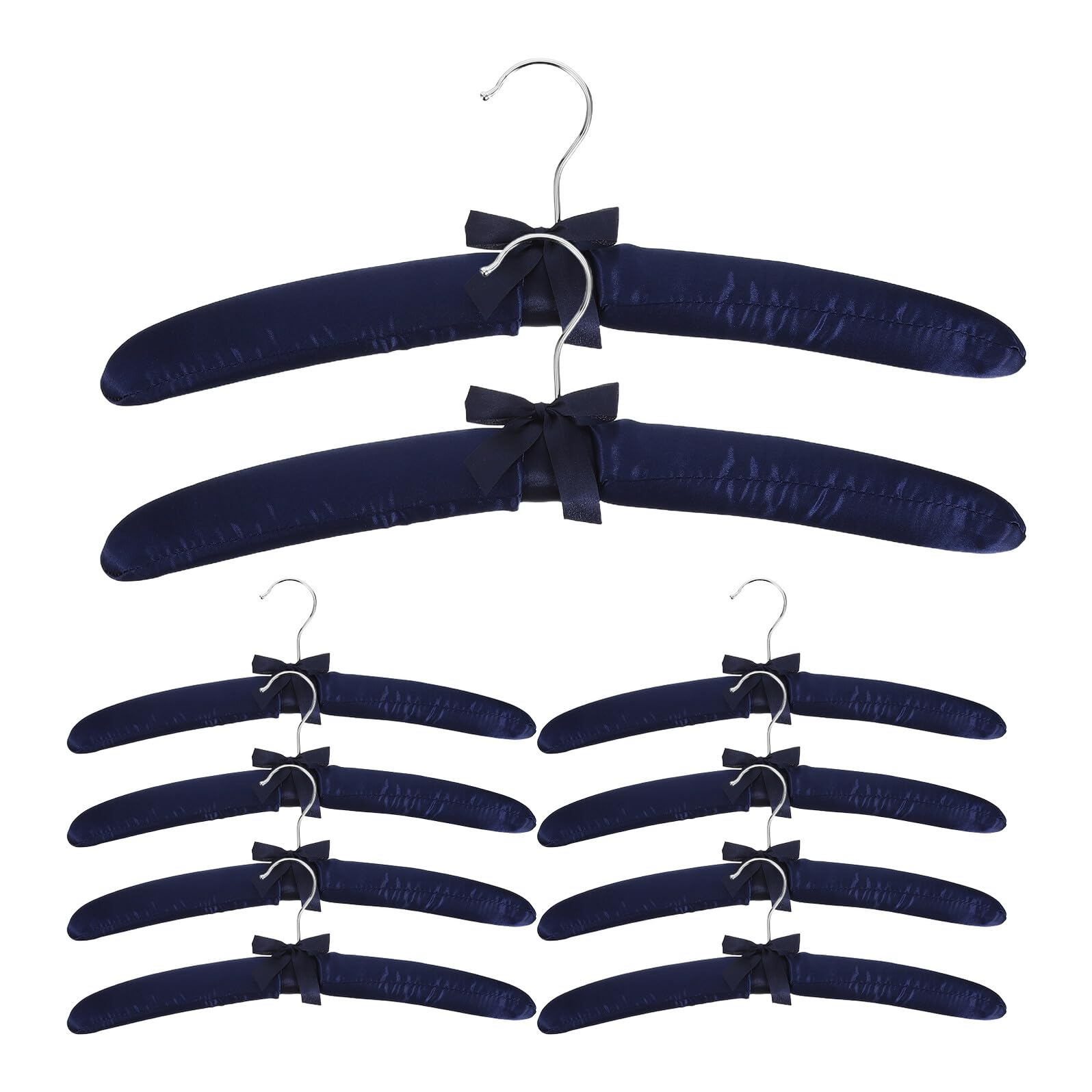Coussinets de Cintre en Soie Bleu pour Robe de Mariée et Bal | Lot de 10 VICASKY