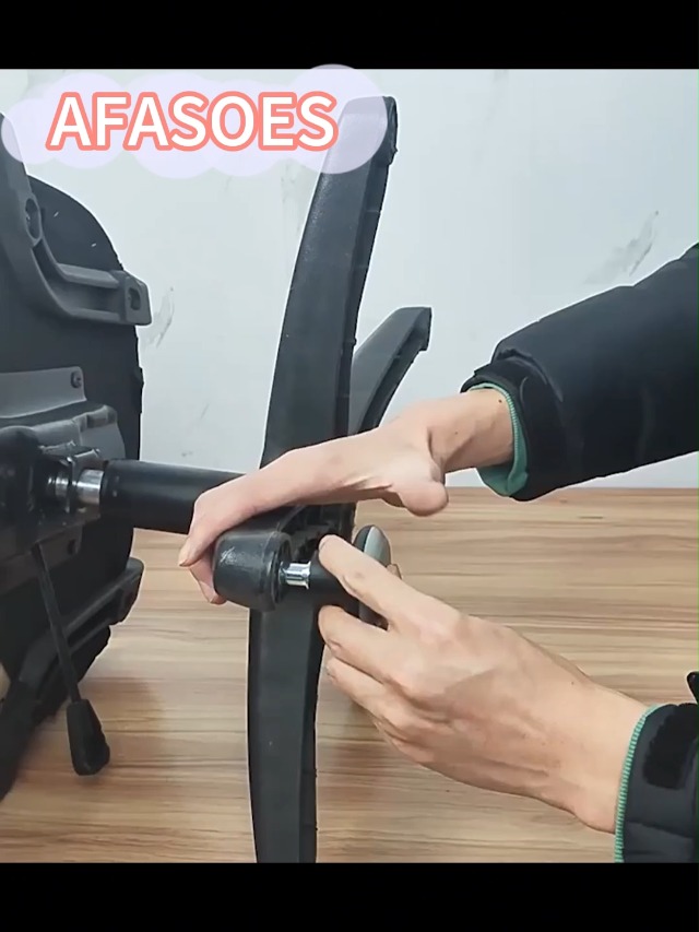 Piedini Fissi Per Sedie Girevoli - 5 Pezzi Con Feltrini, Nero, Per Ufficio E Casa - Foto 2