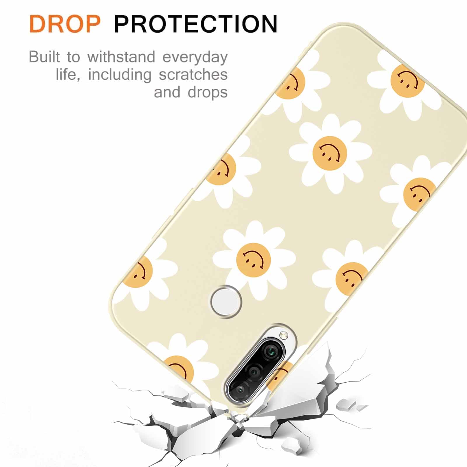 Yoedge [2 Pezzi Cover per Huawei P30 Lite,Matte Morbide