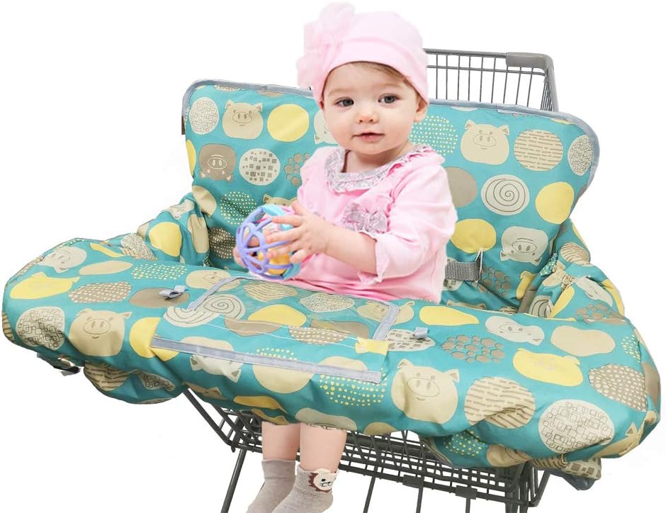 Shopping cart cover for baby girl