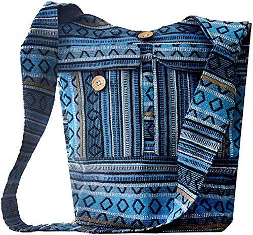 Image of SUVASANA Large Sling Shoulder Bag for Men Women Casual Comfortable Everyday Purse Travel Women's Cross-body Bags