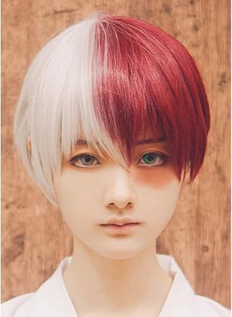 Colorground Half Silver White Half Red Cosplay Wig For Halloween Amazon Ca Clothing Shoes Accessories Colorground Half Silver White Half Red Cosplay Wig For Halloween Amazon Ca Clothing Shoes Accessories