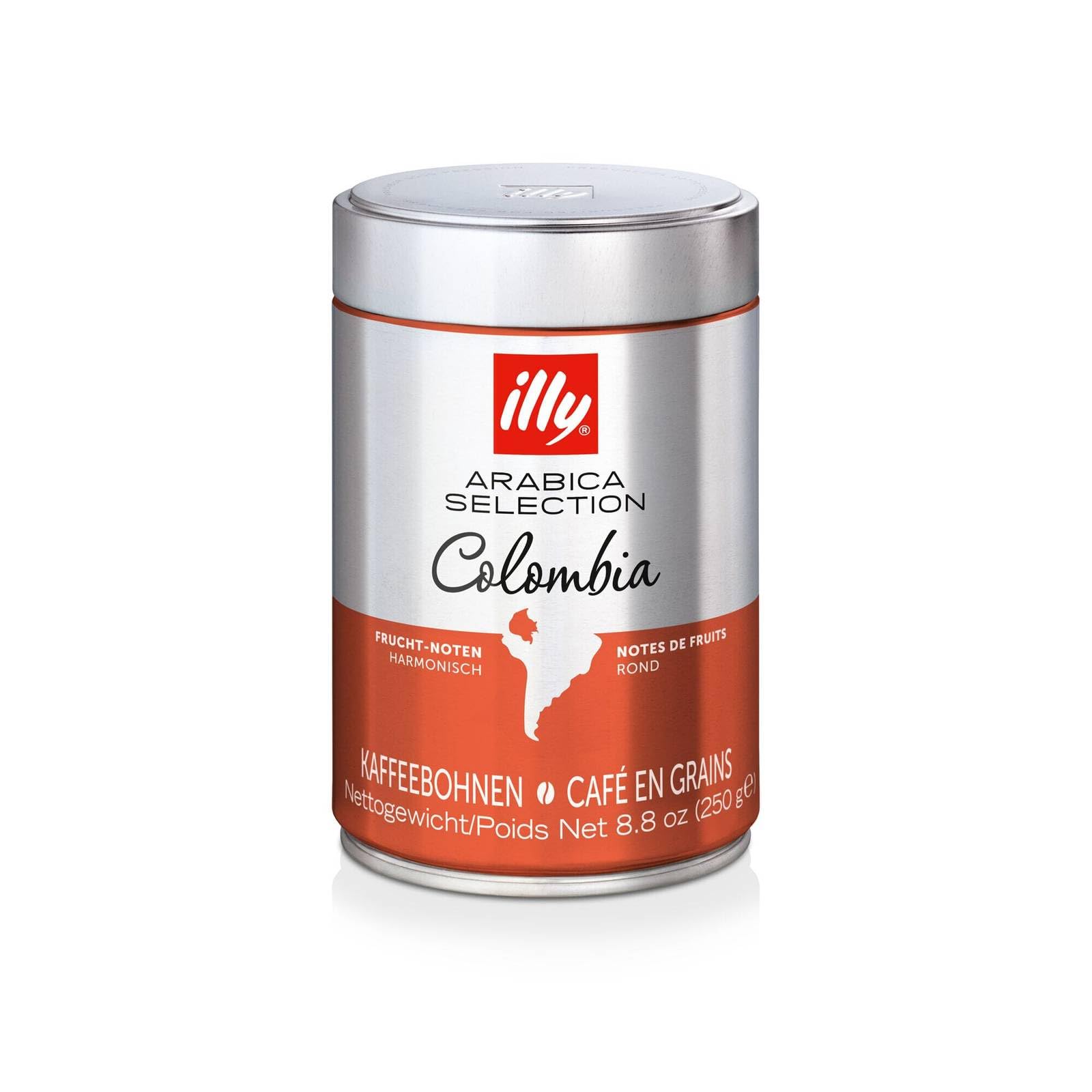 illy Espressobohnen Arabica Selection Kolumbien - 6 x 250g Kaffeebohnen, 100% Arabica