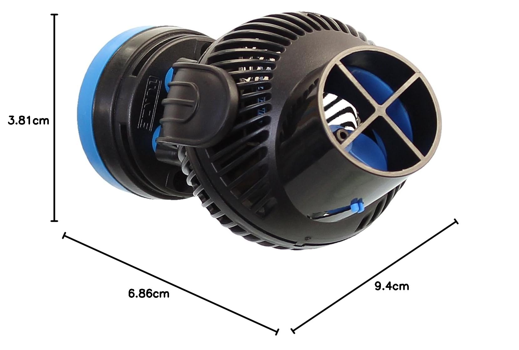 TUNZE Strömungspumpe Turbelle nanostream 6045 I Pumpe für 3D einstellbare Wasserströmung I Propellerpumpe mit Magnet Holder & Silence Klemme bis 15mm Glasstärke I Wasserpumpe für Aquarien