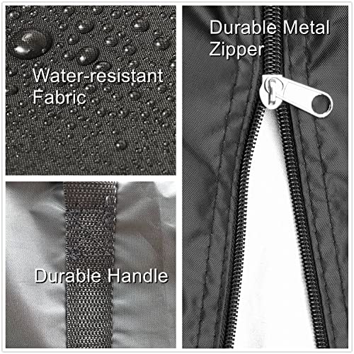 Easymall Outdoor Cushion Storage Bag 2 Pack, 68" L X 20" W X 30" H Outdoor Cushion Bag, Patio Furniture Cushion Bags With Large Zippered Opening & 2 Durable Handles Xxl_2Pack #TOP4