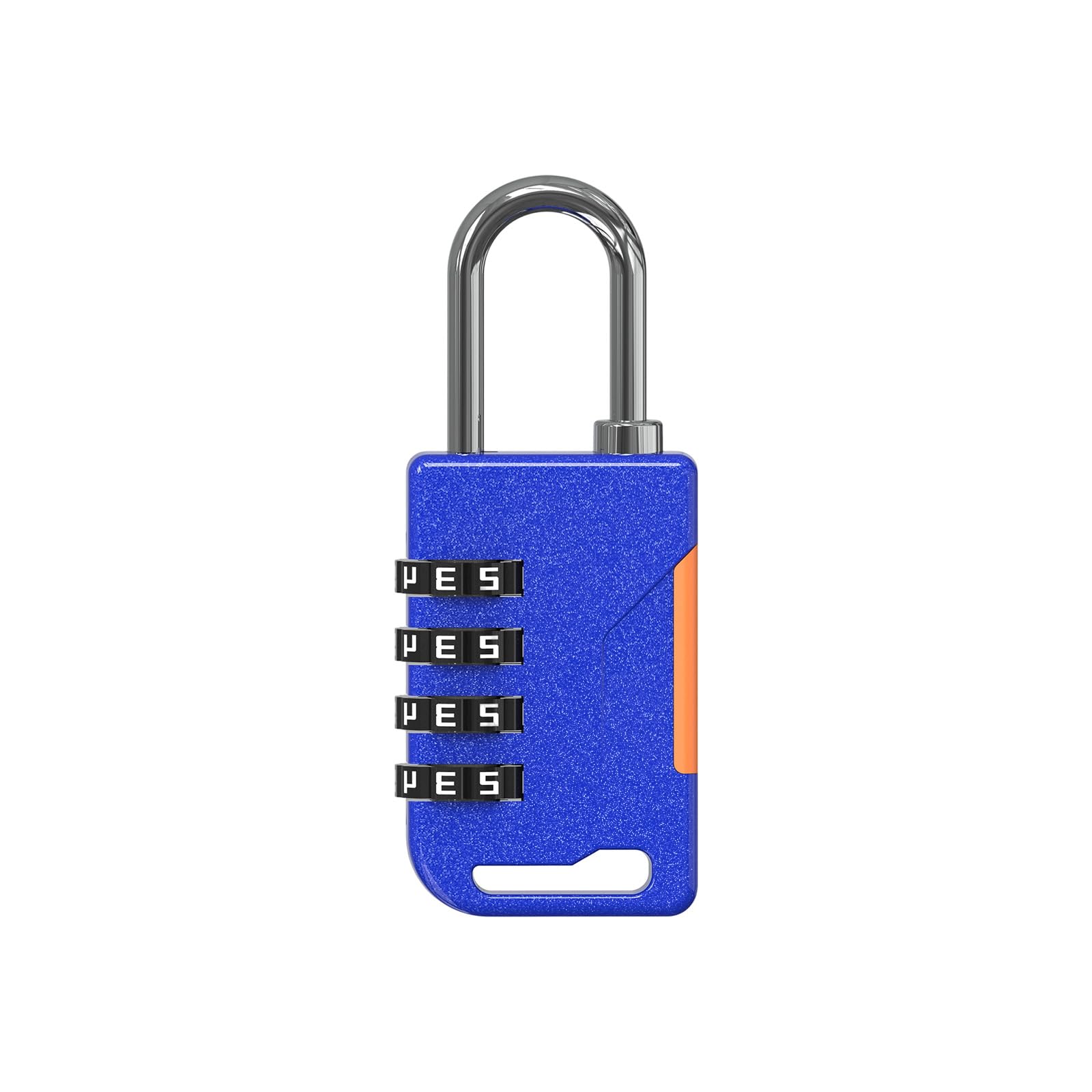 4 Digit Luggage Password Padlock Combination Keyless Unlocks AntiTheft Padlock for School Lockers, Gym Combination for
