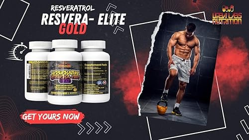 Miniatura 5 de Urbalabs Resvera-Elite Gold Resveratrol Suplemento antioxidante para la salud cardíaca Apoyo a la salud del corazón Enfoque y claridad